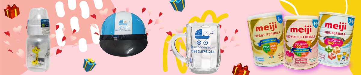 Banner Chương trình khuyến mãi sữa Meiji Nhật Bản