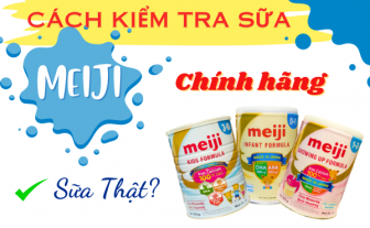 Cách kiểm tra sữa Meiji Nhật Bản chính hãng