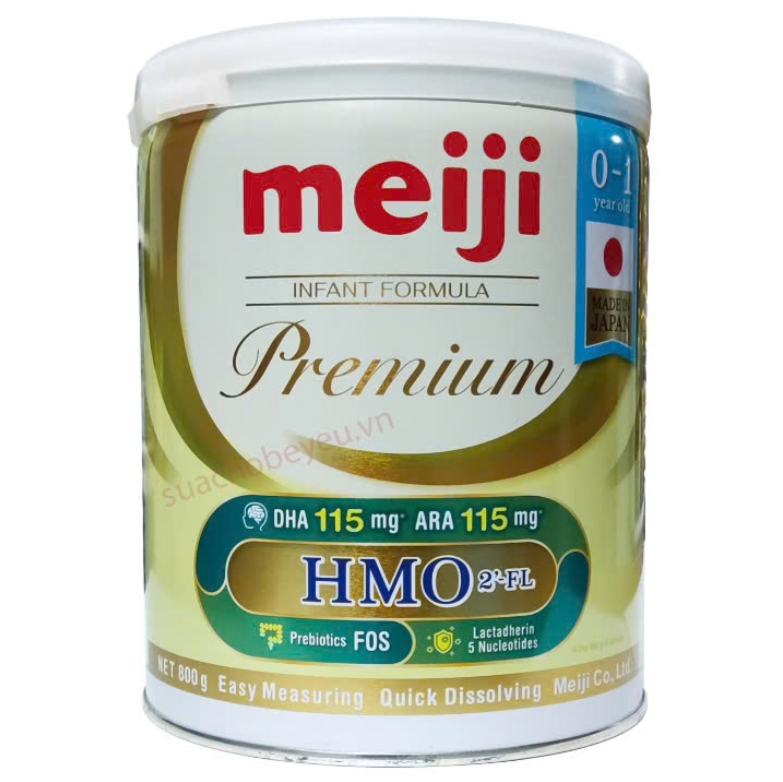 Sữa Meiji Premium Nhật Bản lon 800g cho trẻ 0-1 tuổi