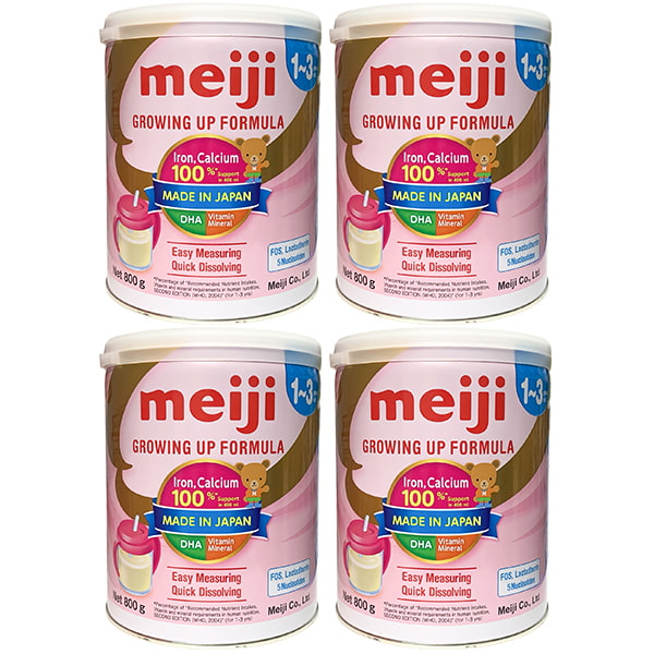 Combo 2 lon Sữa Meiji Growing Up Formula 800g nhập khẩu cho trẻ 1-3 tuổi