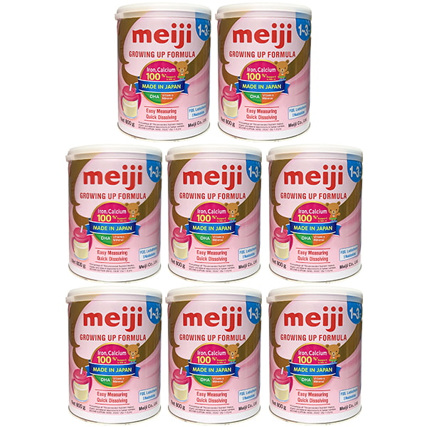 Combo 6 lon Sữa Meiji Growing Up Formula 800g nhập khẩu cho trẻ 1-3 tuổi