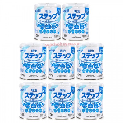 Thùng Sữa Meiji nội địa Nhật Bản 780g cho trẻ 1-3 tuổi