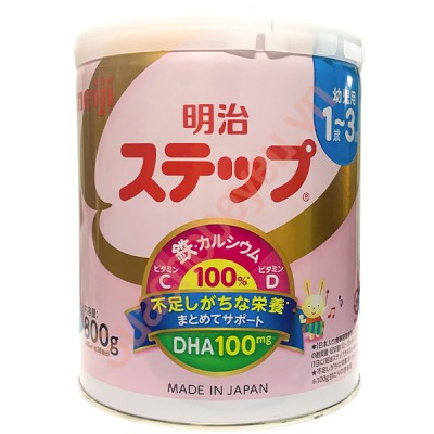 Sữa Meiji nội địa Nhật Bản 800g cho trẻ 1-3 tuổi (Có muỗng)