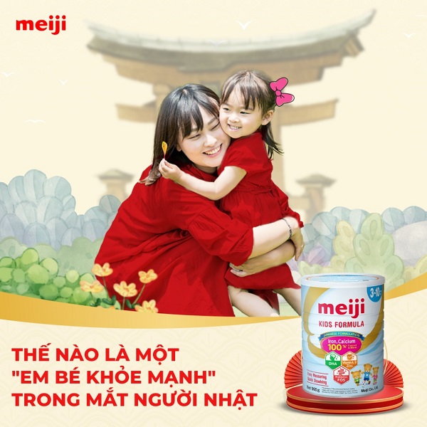 Sữa Meiji Kids Formula 900g cho trẻ 3-10 tuổi nhập khẩu