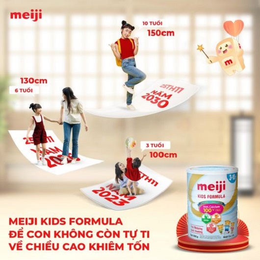 Sữa Meiji Kids Formula 900g cho trẻ 3-10 tuổi nhập khẩu