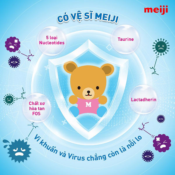 Sữa Meiji Growing Up Formula 800g nhập khẩu cho trẻ 1-3 tuổi