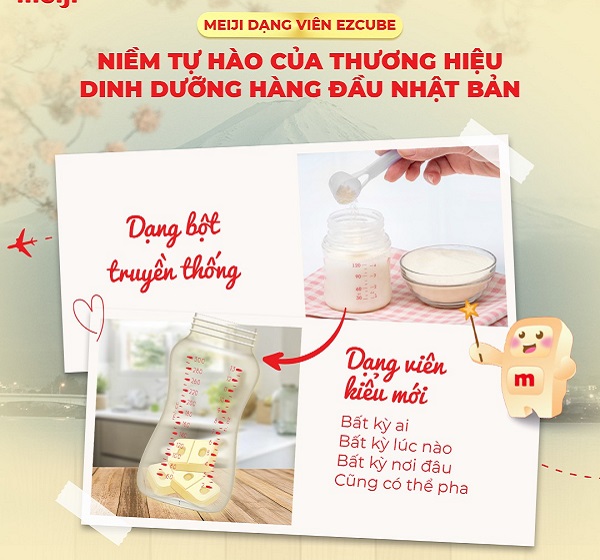 Review sữa Meiji Nhật Bản
