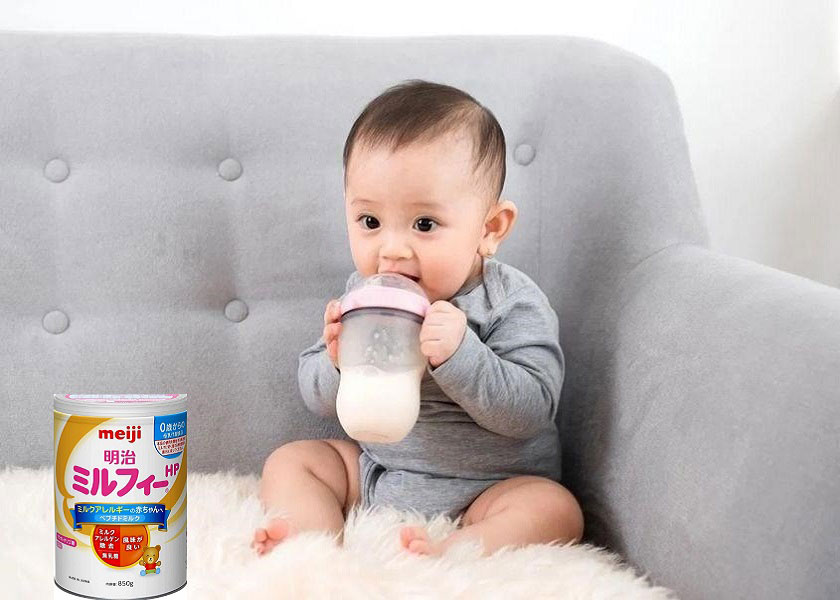Sữa Meiji HP 850g nội địa Nhật Bản cho trẻ dị ứng đạm bò
