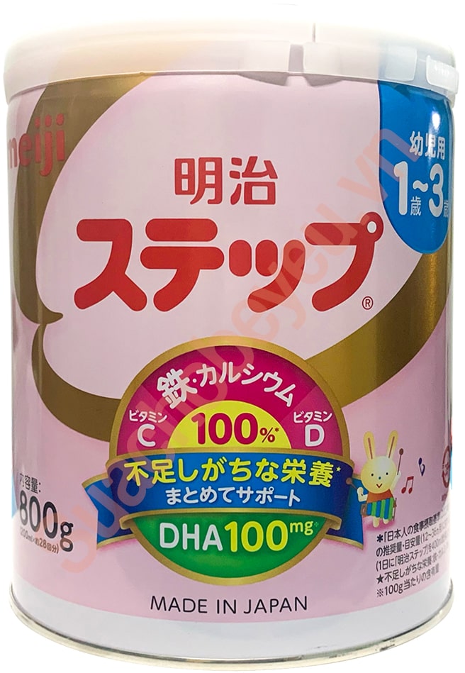 Sữa Meiji nội địa Nhật Bản 800g cho trẻ 1-3 tuổi