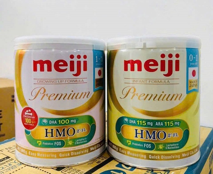 Sữa Meiji Premium Nhật Bản lon 800g cho trẻ 0-1 tuổi
