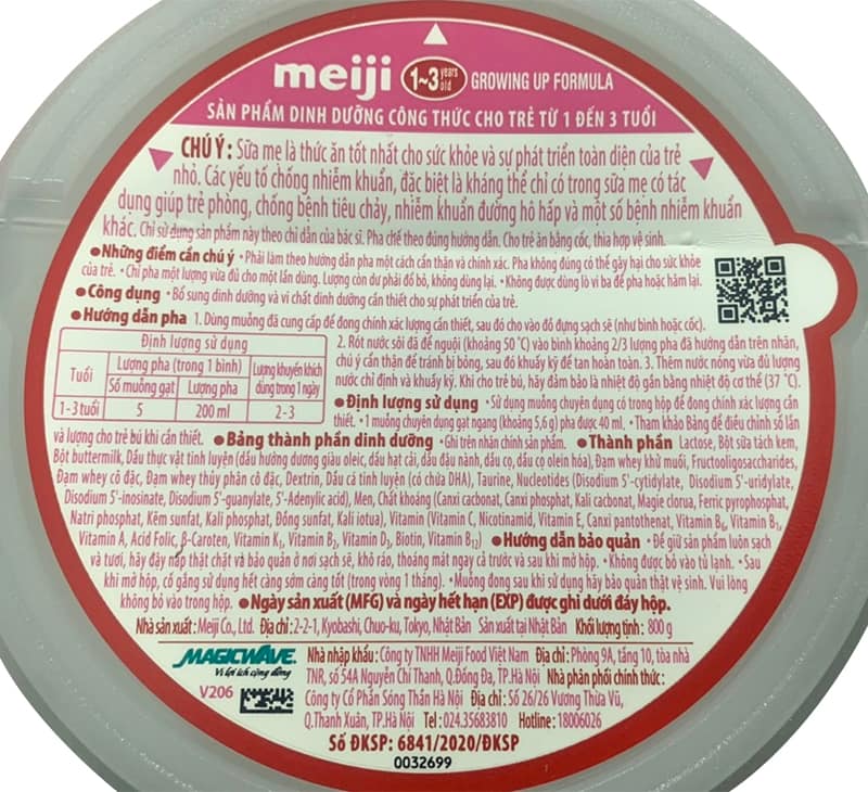 Cách kiểm tra sữa Meiji chính hãng