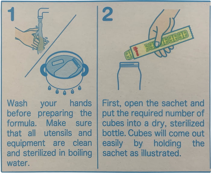 Hướng dẫn cách pha Sữa Meiji Infant Formula dạng thanh nhập khẩu cho trẻ 0-1 tuổi
