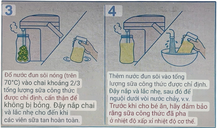 Hướng dẫn cách pha Sữa Meiji Infant Formula dạng thanh nhập khẩu cho trẻ 0-1 tuổi