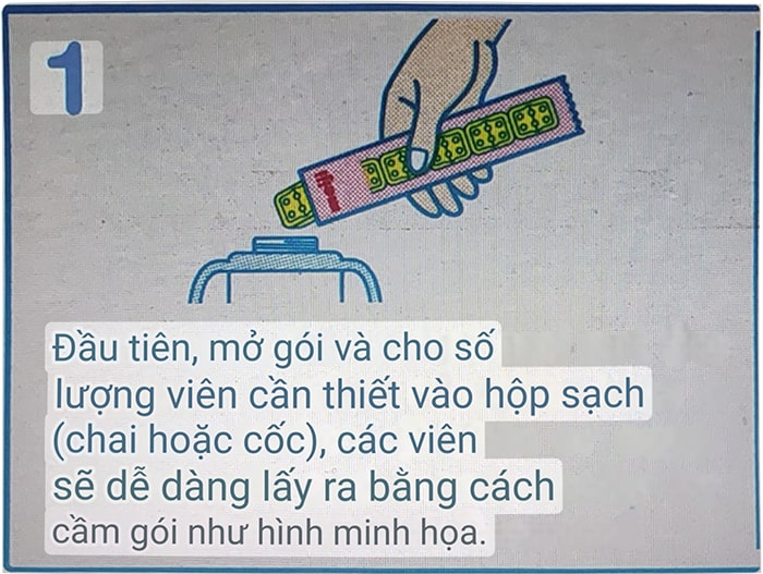 Hướng dẫn cách pha Sữa Meiji Growing Up Formula dạng thanh nhập khẩu, 1-3 tuổi