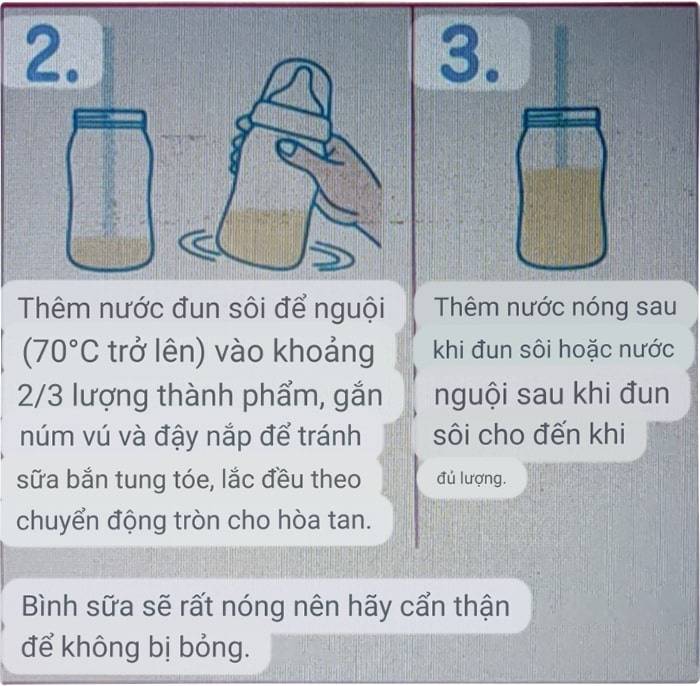 Hướng dẫn cách pha Sữa Meiji HP nội địa Nhật 850g cho trẻ dị ứng đạm bò