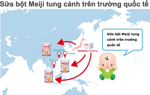 Hướng dẫn cách pha Sữa Meiji Kids Formula 900g nhập khẩu, 3-10 tuổi