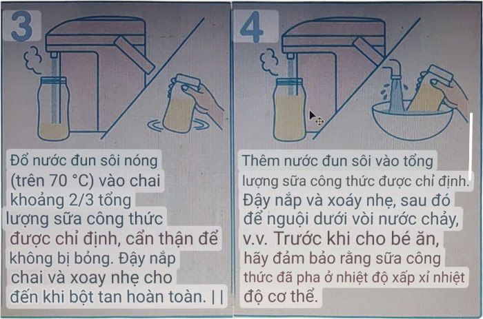 Hướng dẫn cách pha Sữa Meiji Infant Formula 800g nhập khẩu, 0-1 tuổi