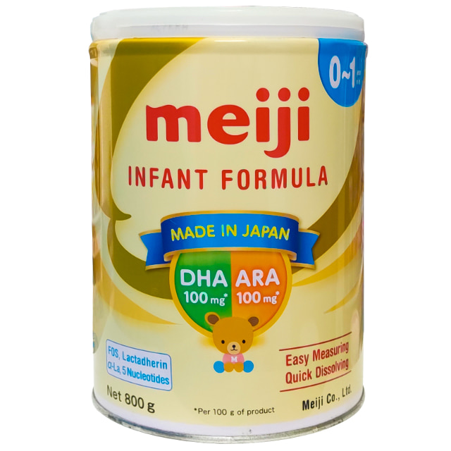 Hướng dẫn cách pha Sữa Meiji Infant Formula 800g nhập khẩu, 0-1 tuổi