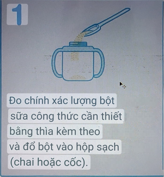 Hướng dẫn cách pha Sữa Meiji Growing Up Formula 800g nhập khẩu, 1-3 tuổi