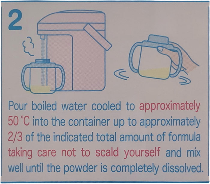 Hướng dẫn cách pha Sữa Meiji Growing Up Formula 800g nhập khẩu, 1-3 tuổi