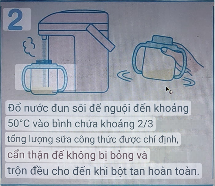 Hướng dẫn cách pha Sữa Meiji Growing Up Formula 800g nhập khẩu, 1-3 tuổi