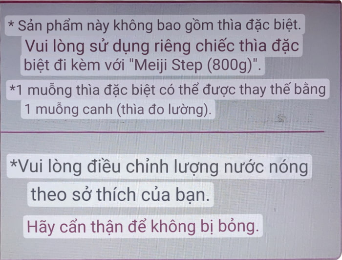 Hướng dẫn cách pha Sữa Meiji nội địa Nhật Bản 800g, 1-3 tuổi