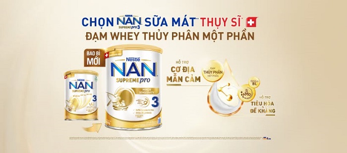 Sữa cho trẻ dị ứng đạm sữa bò