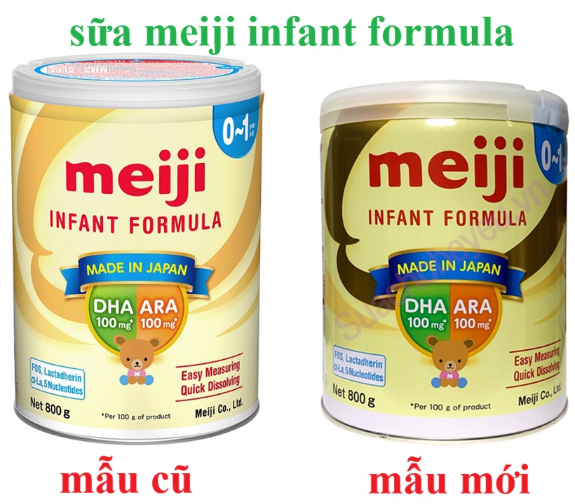 sữa meiji mẫu mới