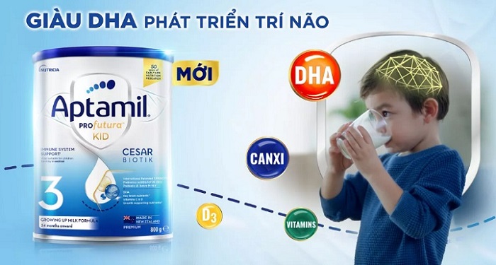 Sữa công thức phát triển trí não cho bé